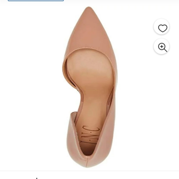 INC. Kenjay  D'Orjay Nude Shiny Patent Stiletto Heel  Sz 8. Pre Owned - Picture 2 of 5